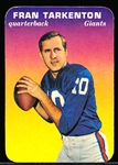 1970 Topps Football Super Glossy- #15 Fran Tarkenton, Giants