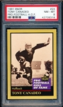 1991 Enor Pro Football HOF- #24 Tony Canadeo- PSA Graded NM-MT 8
