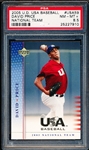 2005 Upper Deck USA Baseball- #USA59 David Price, National Team- PSA Graded NM-MT+ 8.5