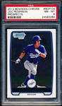 2012 Bowman Chrome Bb- “Prospects”- #BCP104 Joc Pederson, Dodgers- PSA Graded NM-MT 8