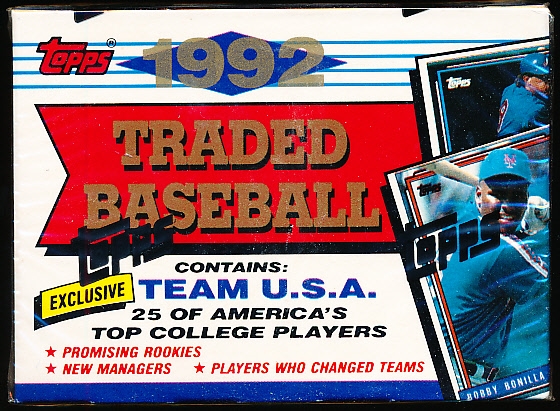 1992 Topps Traded Baseball Factory Sealed Set of 132