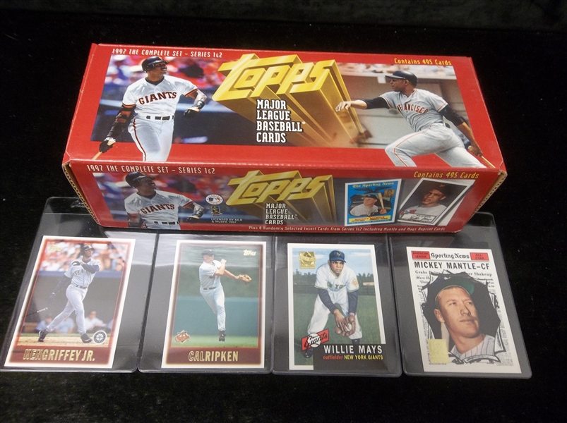 1997 Topps Baseball Opened Factory Set of 504