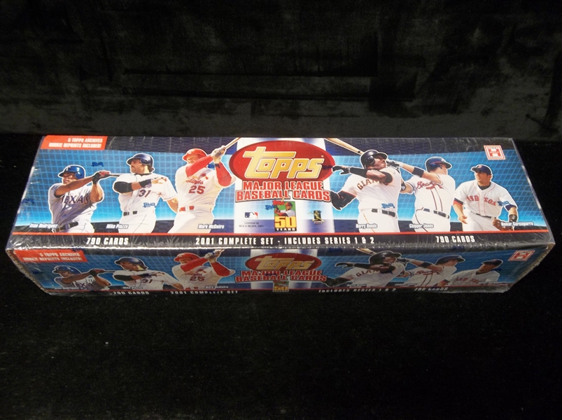 2001 Topps Baseball Factory Sealed Hobby Set of 795