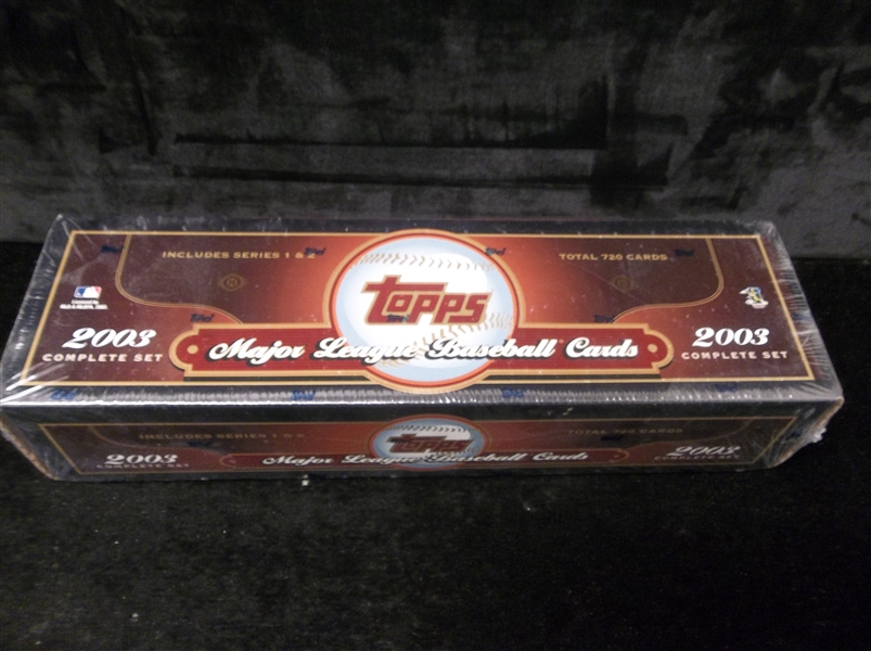 2003 Topps Baseball Factory Sealed Hobby Set of 720