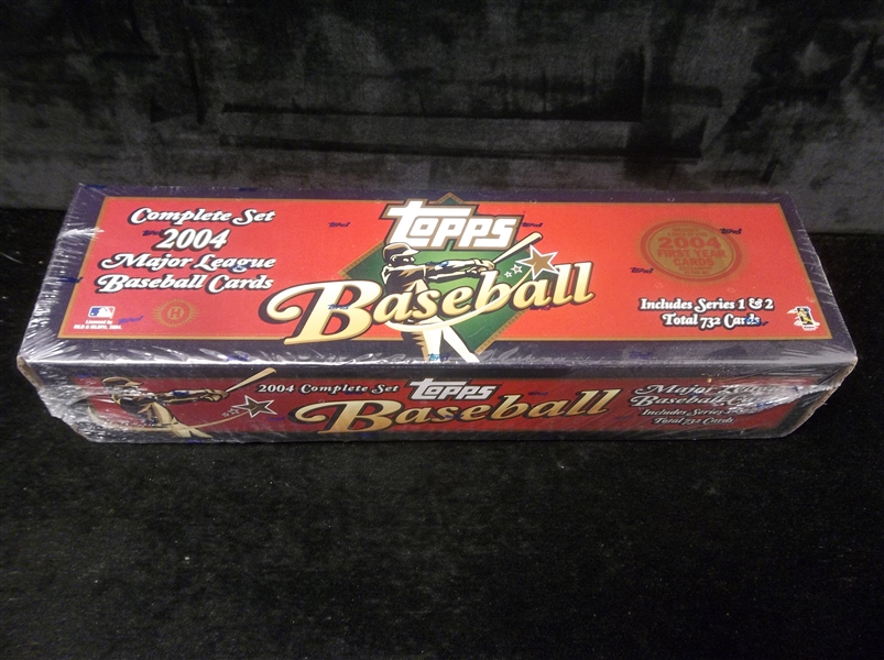 2004 Topps Baseball Factory Sealed Hobby set of 737