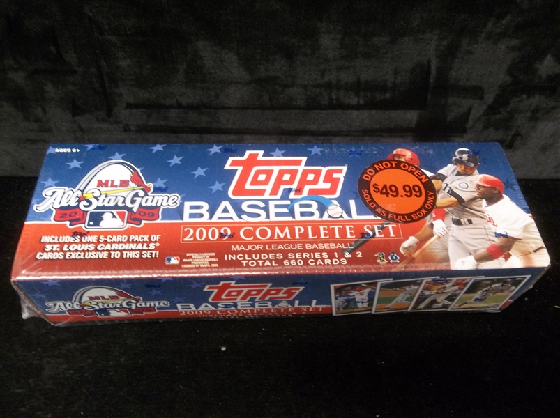 2009 Topps Baseball Factory Sealed “All-Star” Set of 665