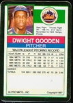 1988 Action Packed Baseball Test- Dwight Gooden, Mets