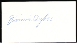 Autographed Jimmy Dykes MLB Cut Signature