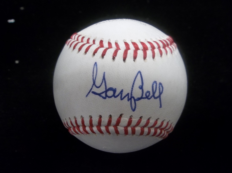 Autographed Gary Bell MLBPA Unofficial Baseball