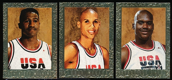 1994 Skybox Team USA Bskbl. “Portraits”- 1 Regular Issue Complete Set of 13 Cards