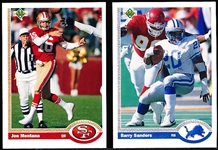 1991 Upper Deck Ftbl.”Promos”-1 Complete Set of 2 Promo Cards