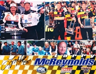 Autographed Larry McReynolds Fox Sports/Speed Channel Color 8-½” x 11” Handout