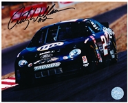 Autographed Rusty Wallace #2 Bud Light Car NASCAR Color 8” x 10” Photo
