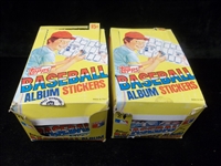 1981 Topps Baseball Stickers- Two Unopened Boxes