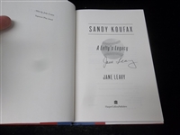 Autographed 2002 Sandy Koufax: A Lefty’s Legacy by Jane Leavy- Signed by Author