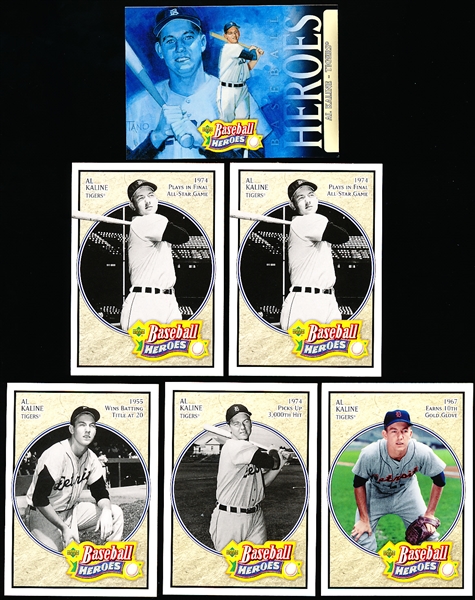 2005 Upper Deck Baseball Heroes- Al Kaline Set of (#56-60)