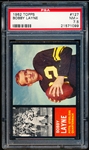1962 Topps Football- #127 Bobby Layne, Steelers- PSA NM+ 7.5