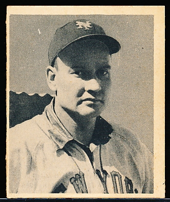 1948 Bowman Bb- #9 Walker Cooper, NY Giants