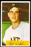 1954 Bowman Baseball- #57 Hoyt Wilhelm, Giants