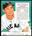 1955 Red Man Tobacco Bb with Tab- AL #23 Chico Carrasquel, Chicago White Sox