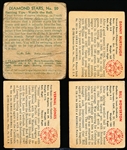 Four Vintage Baseball Cards