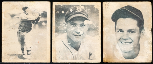 1939 Play Ball Bsbl.- 11 Diff. Cards