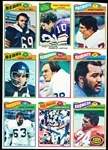 1977 Topps Football 9-Card Hand-Cut Uncut Sheet
