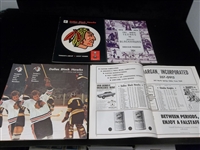 1971-72 thru 1975-76 Dallas Black Hawks CHL Hockey Programs- 5 Asst.