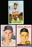 Three Detroit Tigers Baseball Cards