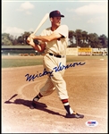 Autographed Mickey Vernon Washington Senators MLB Color 8” x 10” Photo