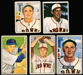 1950’s Bowman Bb- 5 Cards