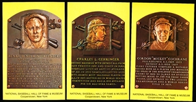 1970’s- the Present- Baseball Hall of Fame Yellow Postcards- 15 Diff
