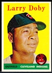 1958 Topps Bb- #424 Larry Doby, Cleveland