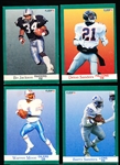 1991 Fleer Football Cards- with 1991 Fleer Baseball Cards Printed on Backs- 10 Cards