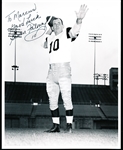 Autographed Bernie Faloney Hamilton Tiger-Cats CFL Ftbl. B/W 8” x 10” Photo