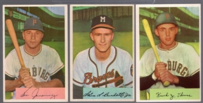 1954 Bowman Baseball- 3 Diff