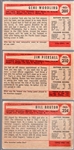 1954 Bowman Baseball- 3 Diff