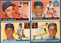 1955 Topps Bb- 4 Diff Hi#’s