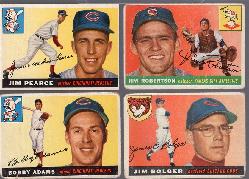 1955 Topps Bb- 4 Diff Hi#’s