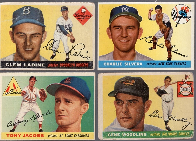1955 Topps Bb- 4 Diff Hi#’s