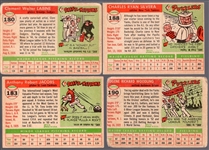 1955 Topps Bb- 4 Diff Hi#’s