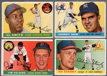 1955 Topps Bb- 4 Diff Hi#’s