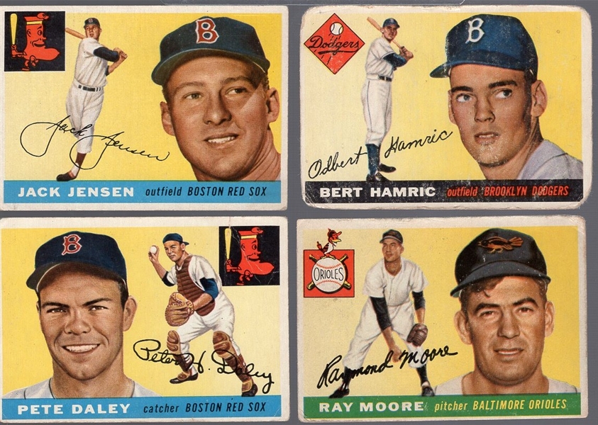 1955 Topps Bb- 4 Diff Hi#’s