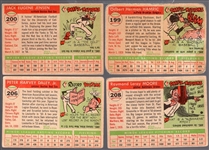 1955 Topps Bb- 4 Diff Hi#’s