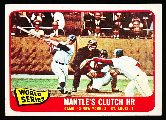 1965 Topps Bb- #134 Mantle’s Clutch HR (World Series)