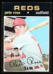 1971 Topps Bb- #100 Pete Rose, Reds
