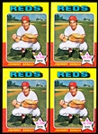 1975 Topps Bb Minis- #260 Johnny Bench, Reds- 4 Cards