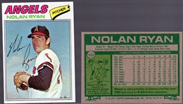 1977 Topps Bb- #650 Nolan Ryan, Angels- 7 Cards