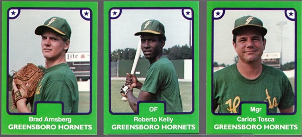 1984 TCMA Minor League- Greensboro Hornets Baseball Set of 26