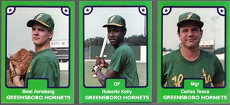 1984 TCMA Minor League- Greensboro Hornets Baseball Set of 26